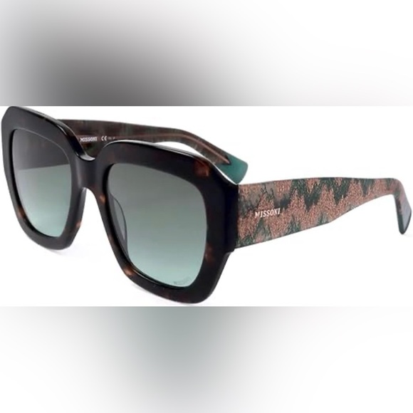 Missoni Accessories - Missoni Women's Green and Brown Sunglasses